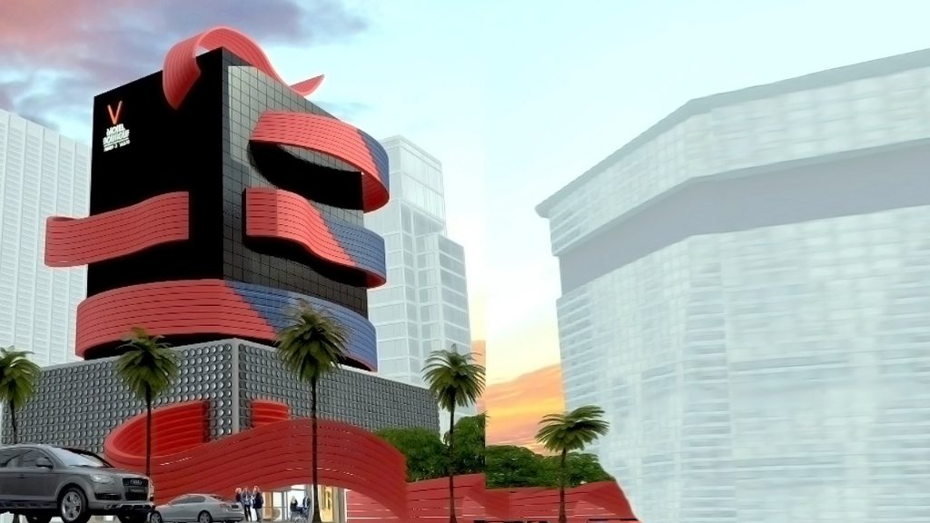 Arquitectura moderna de un hotel en la ciudad de México 2