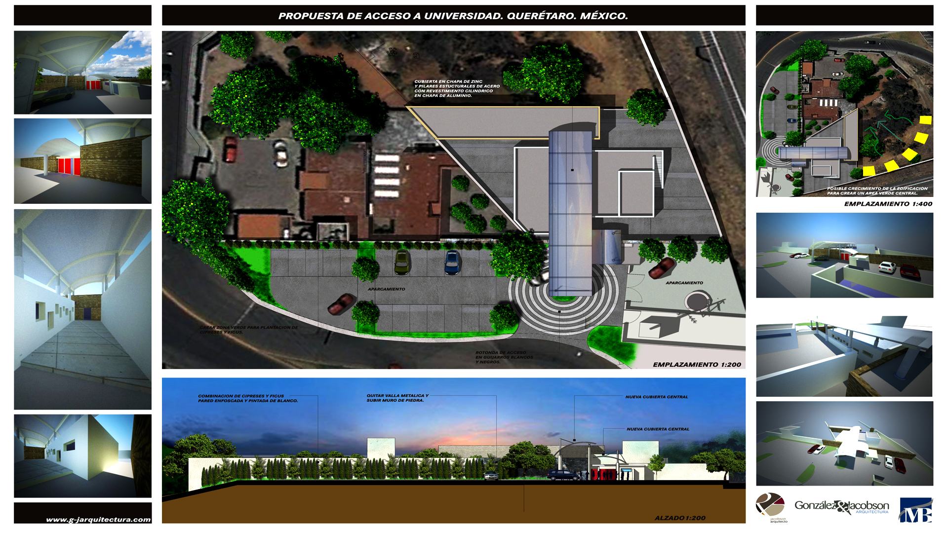 ampliación y acceso para un edificio existente situado en Querétaro, México 1