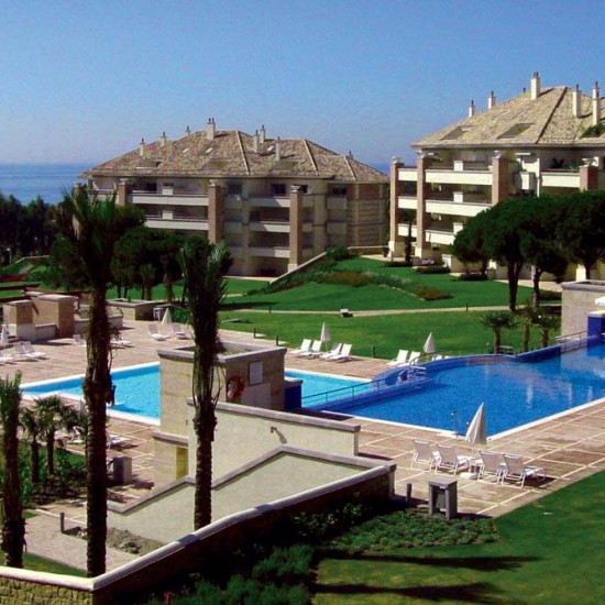 URBANIZACIÓN LA TRINIDAD EN MARBELLA, MÁLAGA, ESPAÑA.