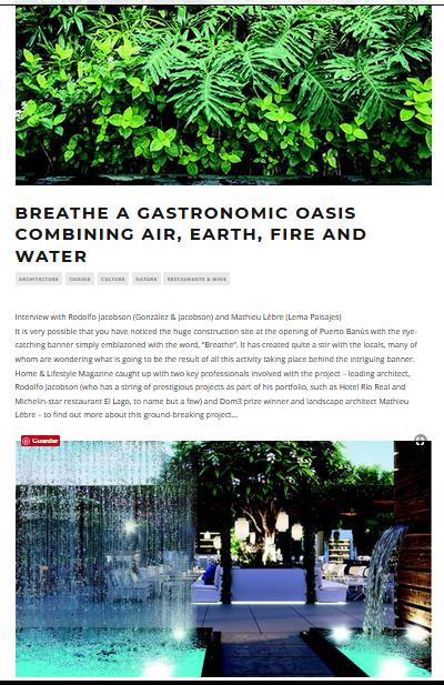 Entrevista a GJ Arquitectura en Homelifestyle Magazine