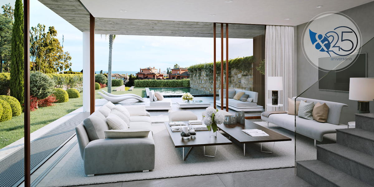 Gonzalez & Jacobson Arquitectura. Villas modernas en Los Altos de Marbella