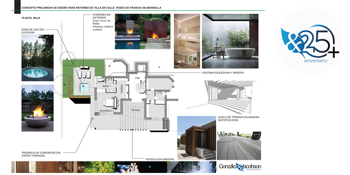 Reforma en Villa mediterranea a moderna Gonzalez & Jacobson Arquitectura 1