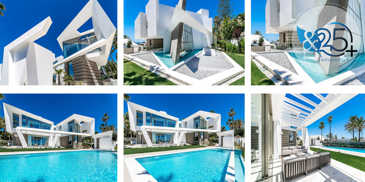 Casa Clip Diseno moderno de Gonzalez & Jacobson Arquitectura Los Monteros