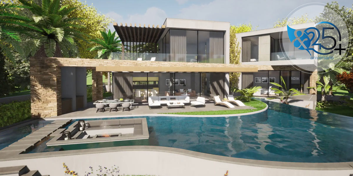 Diseno moderno Para Villa en la Cala de Mijas Gonzalez & Jacobson Arquitectura