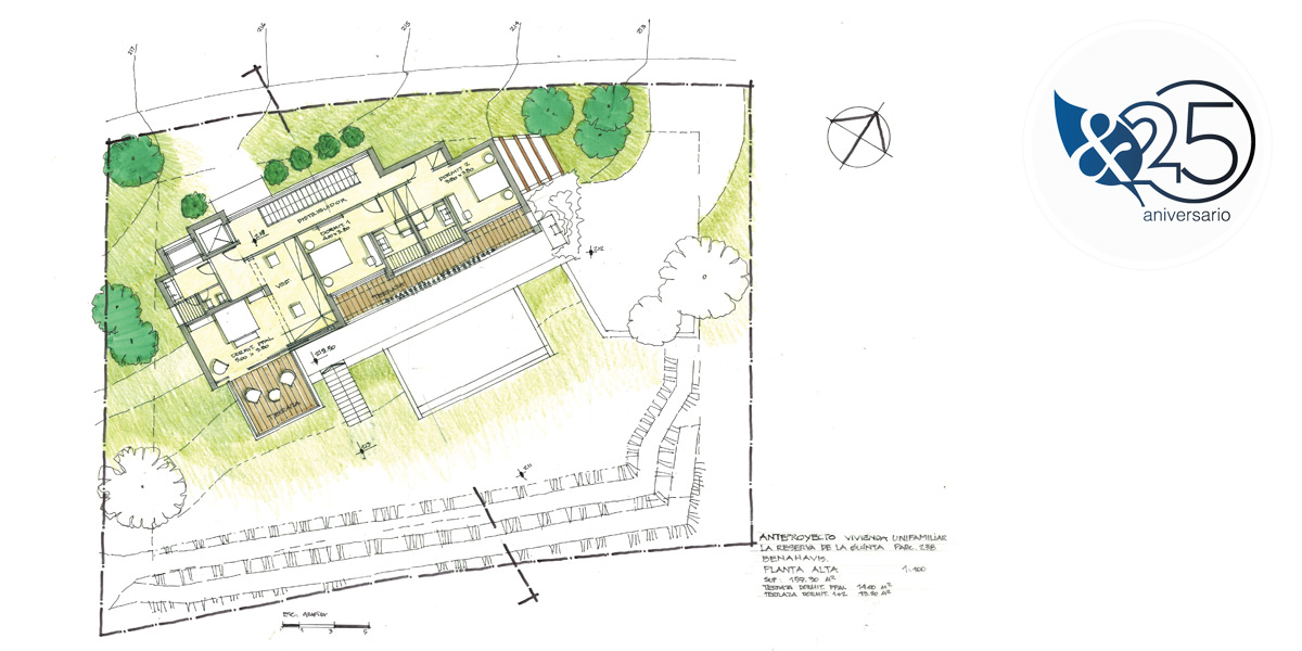 Dibujo a mano alzada. GJ Arquitectura