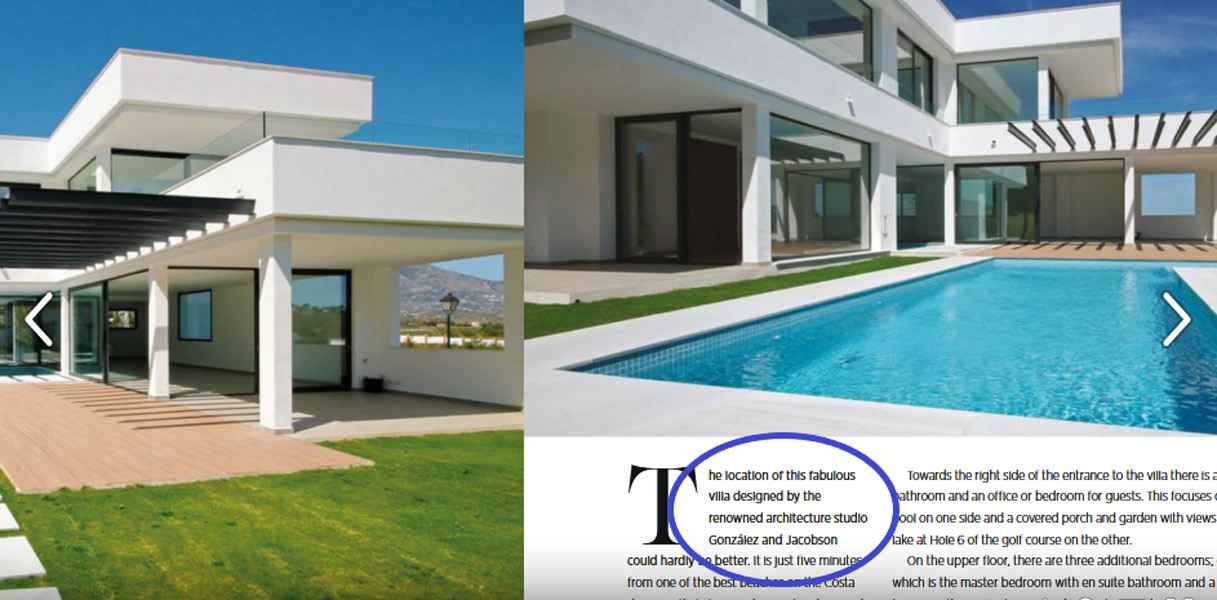 G&J Arquitectura en International Property Magazine