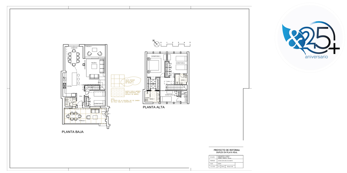 Reforma de Apartamento Playa Real Gonzalez & Jacobson Arquitectura