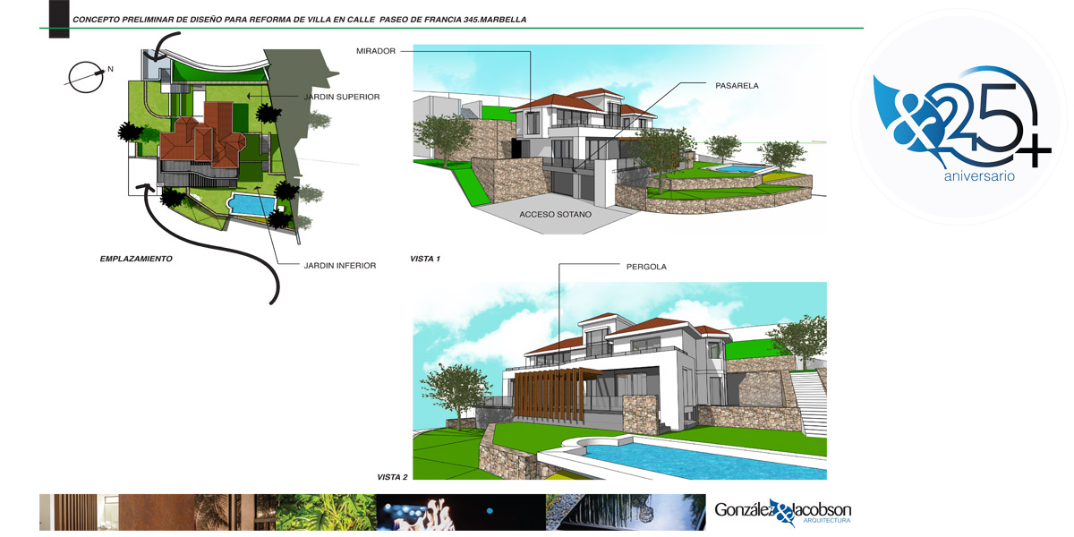 Reforma en Villa mediterranea a moderna Gonzalez & Jacobson Arquitectura 1