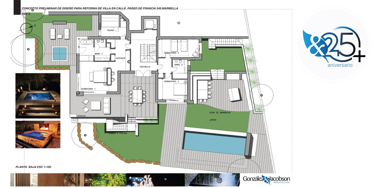 Reforma en Villa mediterranea a moderna Gonzalez & Jacobson Arquitectura 2