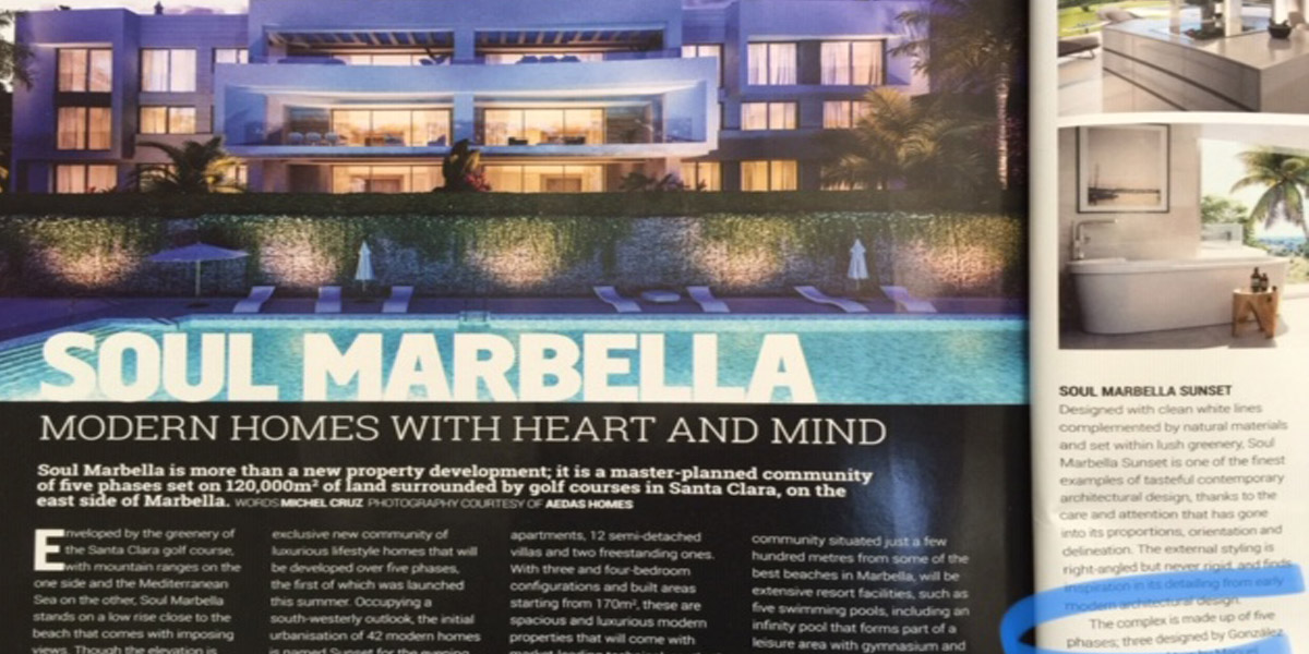 Soul Marbella de Gonzalez & Jacobson en Essential Magazine
