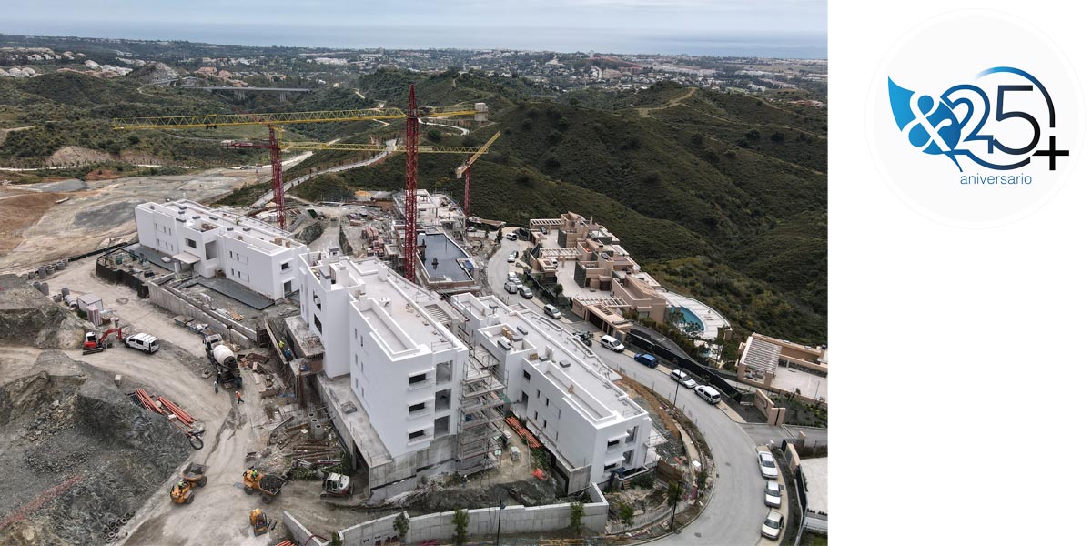 Vistas aereas sobre Olivos y Quercus Real de La Quinta diseno Gonzalez & Jacobson Arquitectura