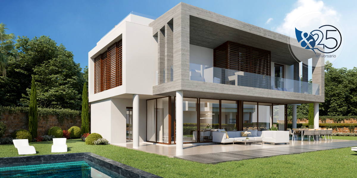 Gonzalez & Jacobson Arquitectura. Villas modernas en Los Altos de Marbella