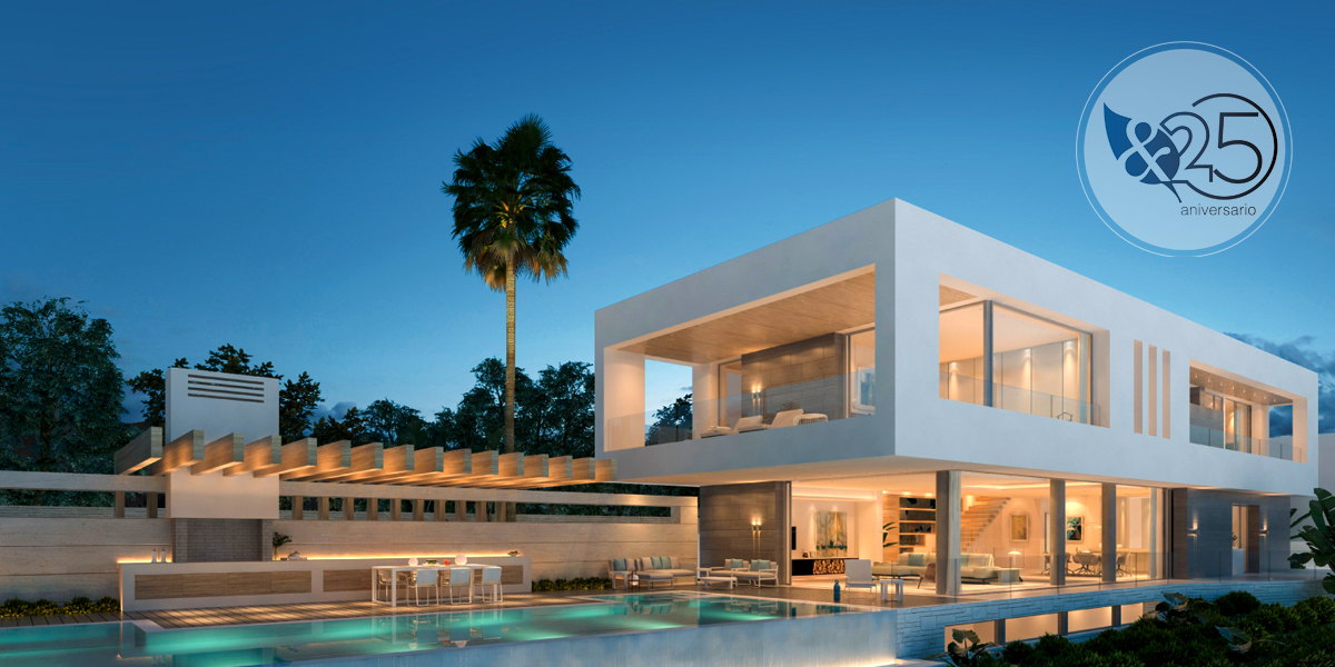 Conjunto residencial moderno por - diseno Gonzalez & Jacobson Arquitectura