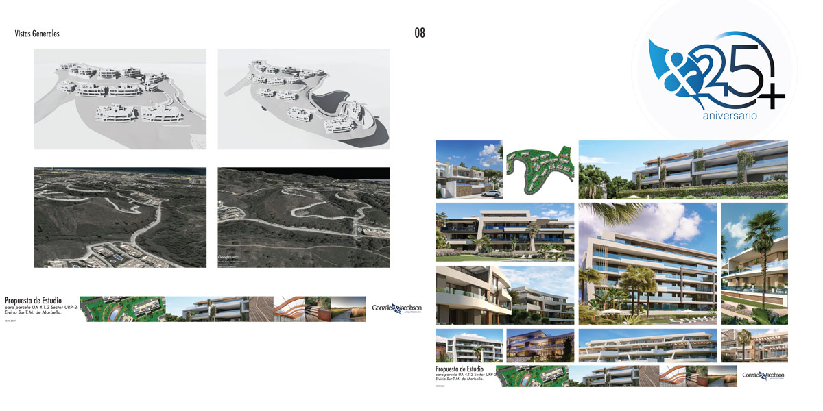 Propuesta para Conjunto residencial en Elviria Gonzalez & Jacobson Arquitectura