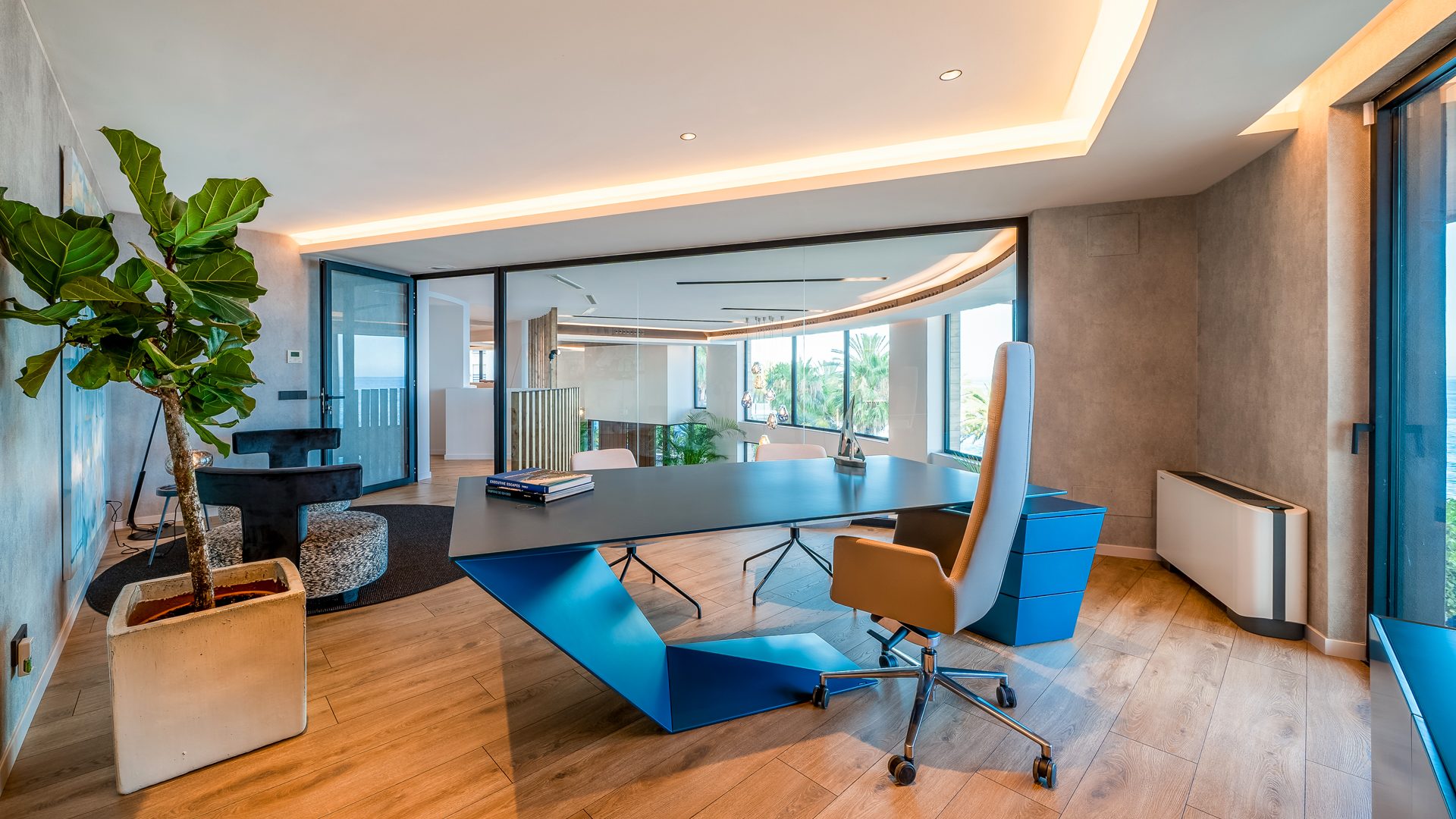 Diseño interior de oficinas Inmobiliaria NVOGA - Marbella 10