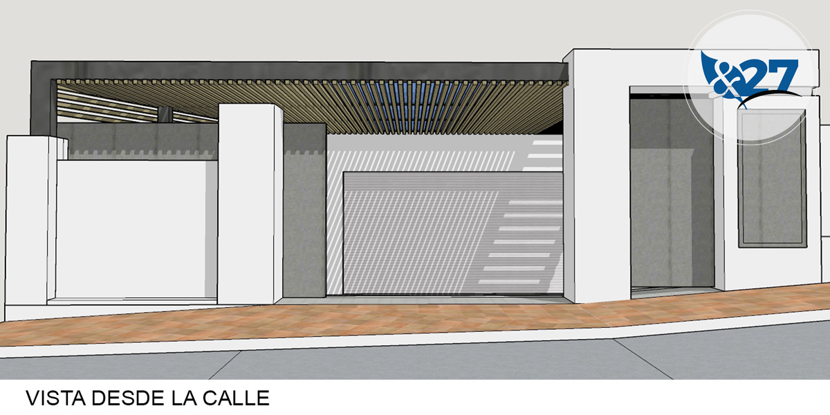 Pérgola para vivienda Gonzalez & Jacobson Arquitectura