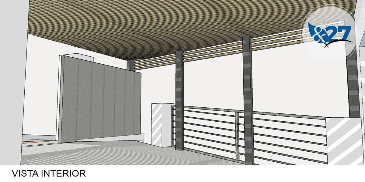 Pérgola para vivienda Gonzalez & Jacobson Arquitectura