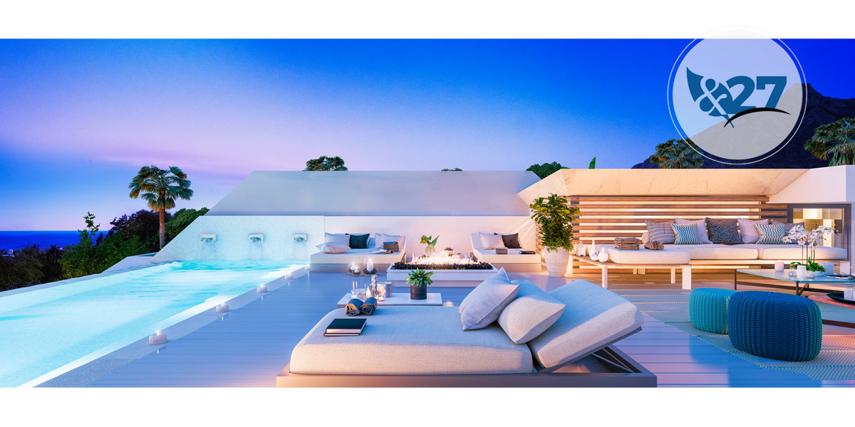 Mini piscina en Celeste Marbella Diseno Gonzalez & Jacobson Arquitectura