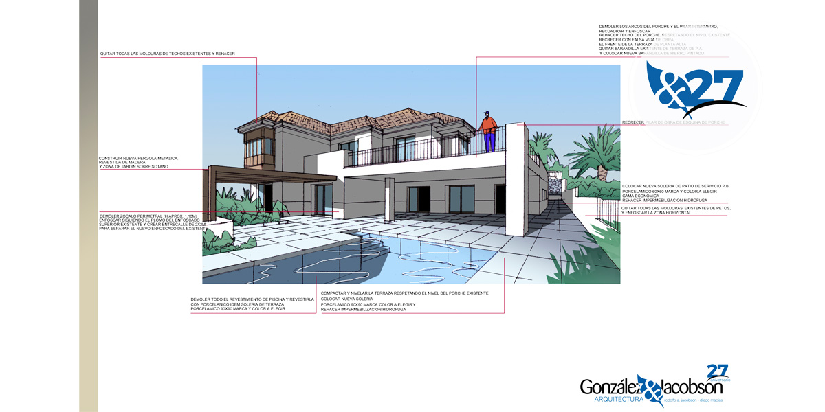 Reforma en casa Lebron Mijas Malaga - Gonzalez & Jacobson Arquitectura