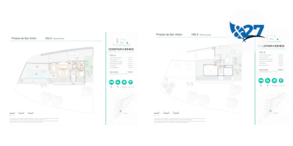 Plan de ventas Pinares de San Antón. Gonzalez & Jacobson Arquitectura