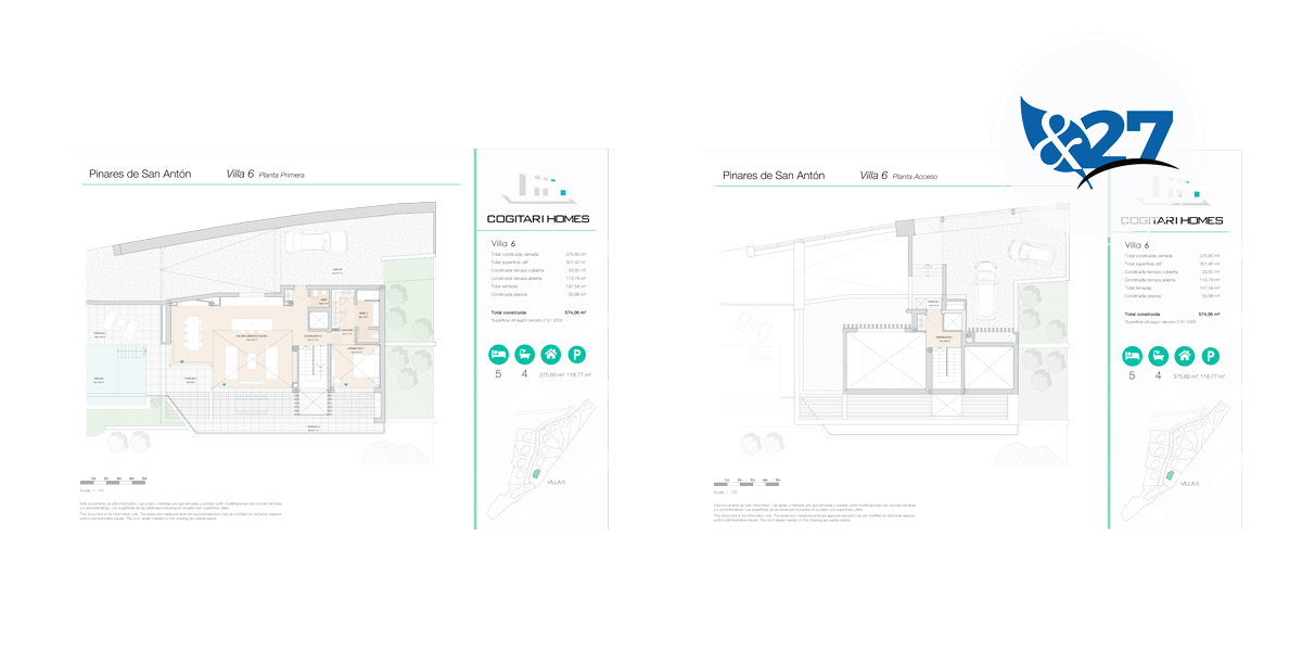 Plan de ventas Pinares de San Antón. Gonzalez & Jacobson Arquitectura