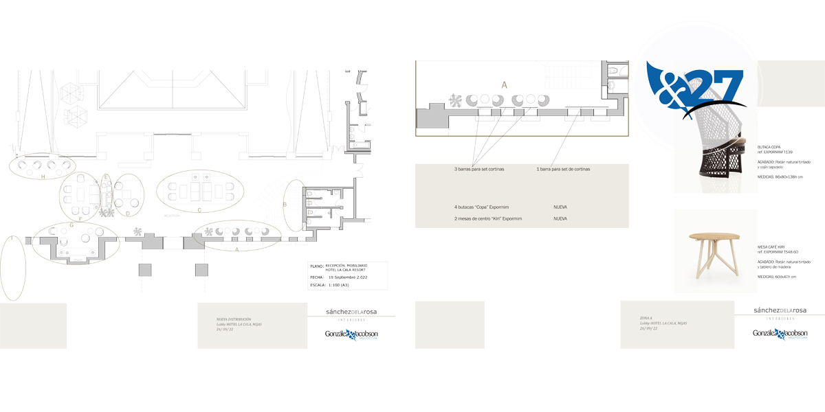 Reforma Lobby Hotel La Cala - Gonzalez & Jacobson Arquitectura