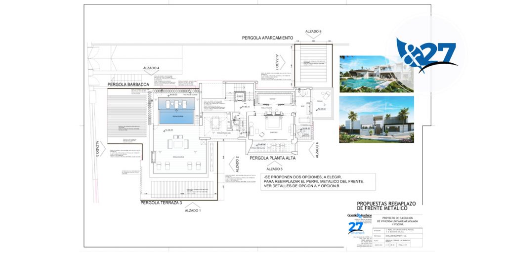 Villa 319 el Paraiso - Gonzalez & Jacobson Arquitectura reemplazo de frente metalico 1