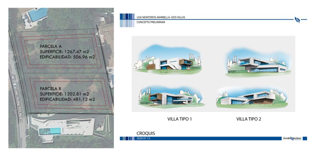 Villas unifamiliares en Los Monteros Diseno Gonzalez & Jacobson Arquitectura