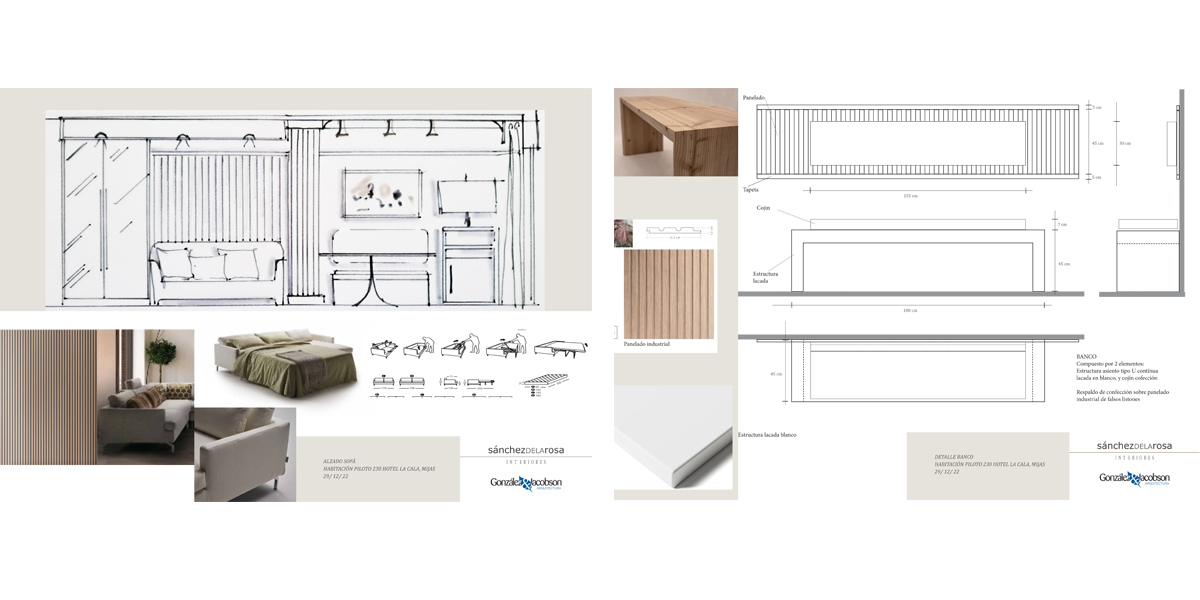 Interiorismo para Hotel La Cala Mijas Gonzalez & Jacobson Arquitectura