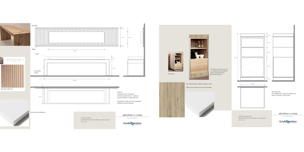 Interiorismo para Hotel La Cala Mijas Gonzalez & Jacobson Arquitectura