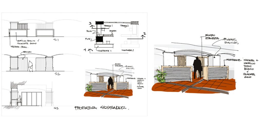 Mostrador Lobby Hotel La Cala Mijas - Gonzalez & Jacobson Arquitectura