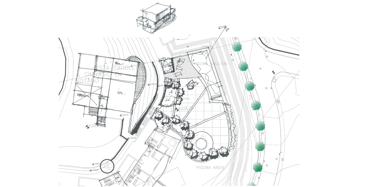 Piscinas que se integran en la arquitectura. Gonzalez & Jacobson