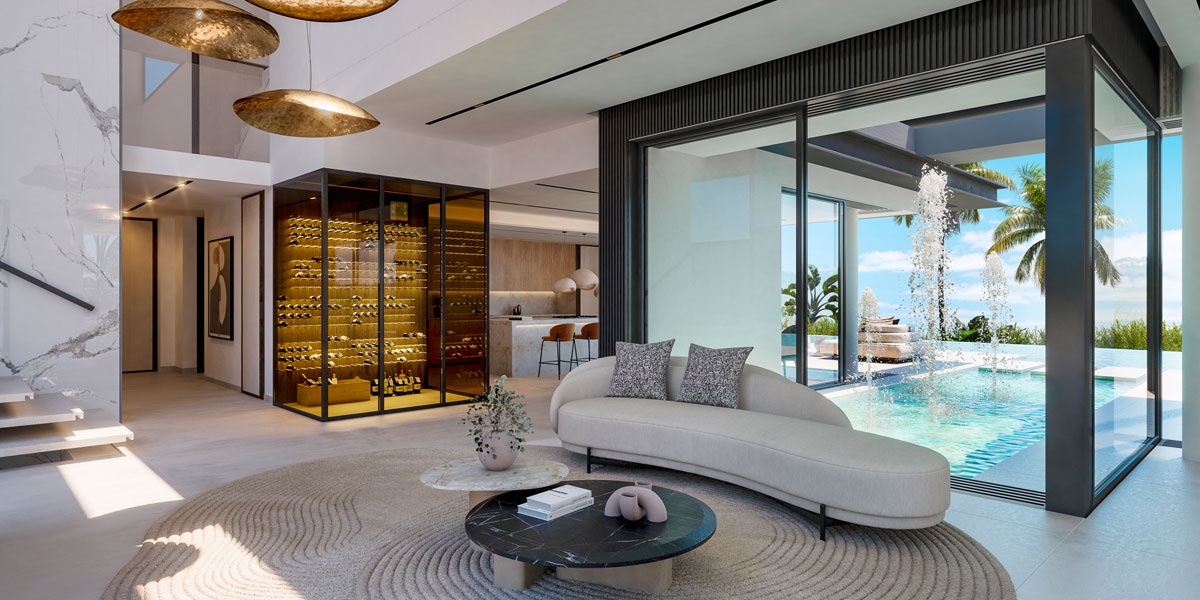 Interiorismo para villa de lujo en Benahavis. Gonzalez & Jacobson Arquitectura