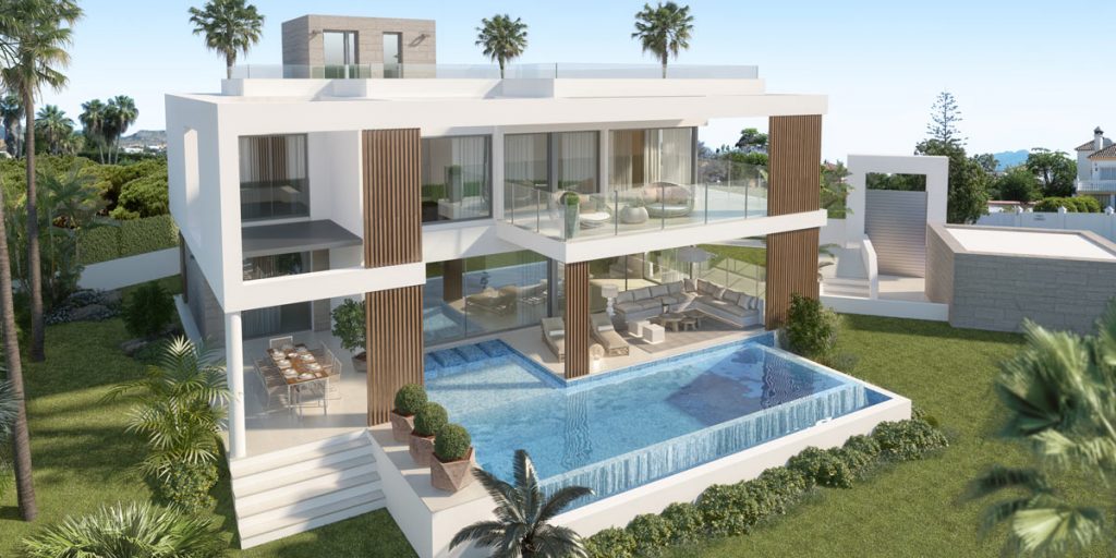 13 Villas contemporaneas en Cancelada Estepona - Gonzalez & Jacobson Arquitectura