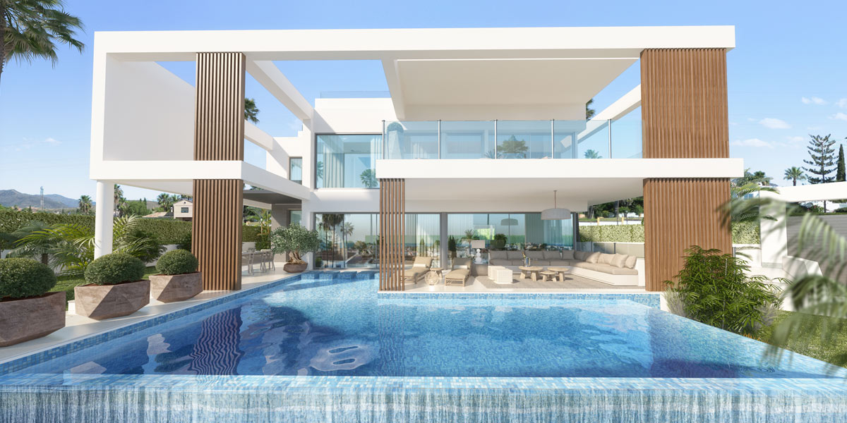 13 Villas contemporaneas en Cancelada Estepona - Gonzalez & Jacobson Arquitectura