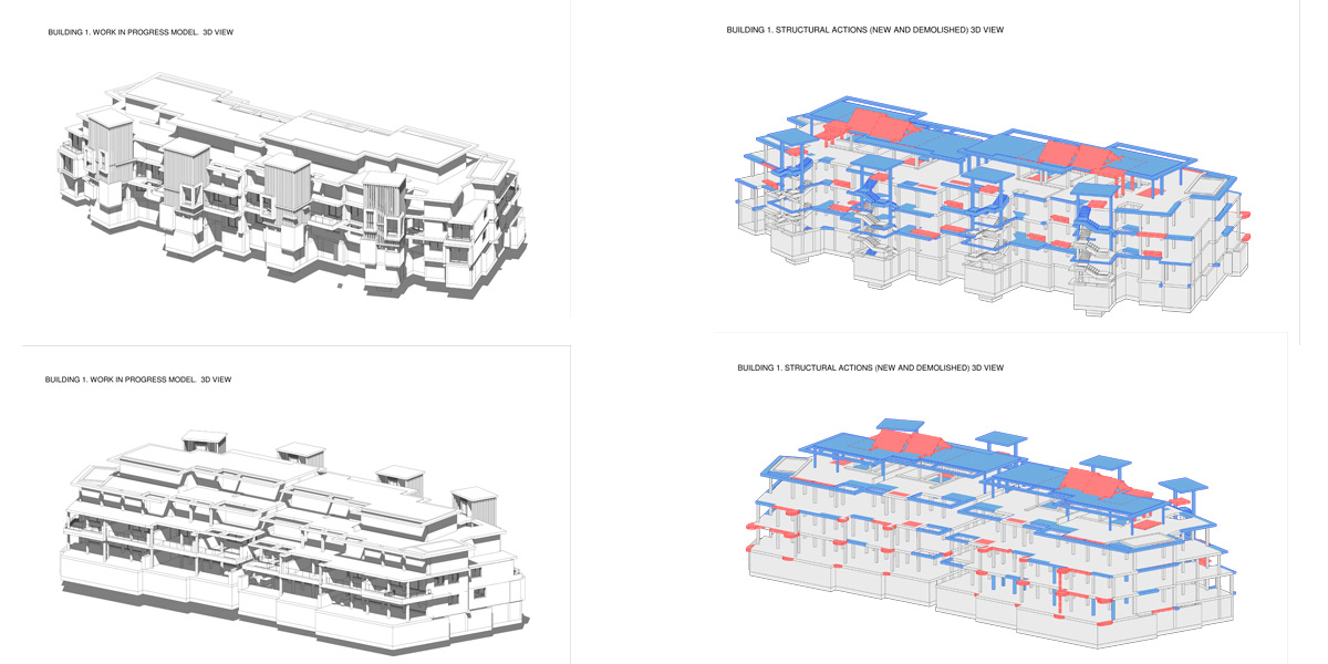 Volumetria BIM para apartamentos en Benahavis. Gonzalez & Jacobson Arquitectura