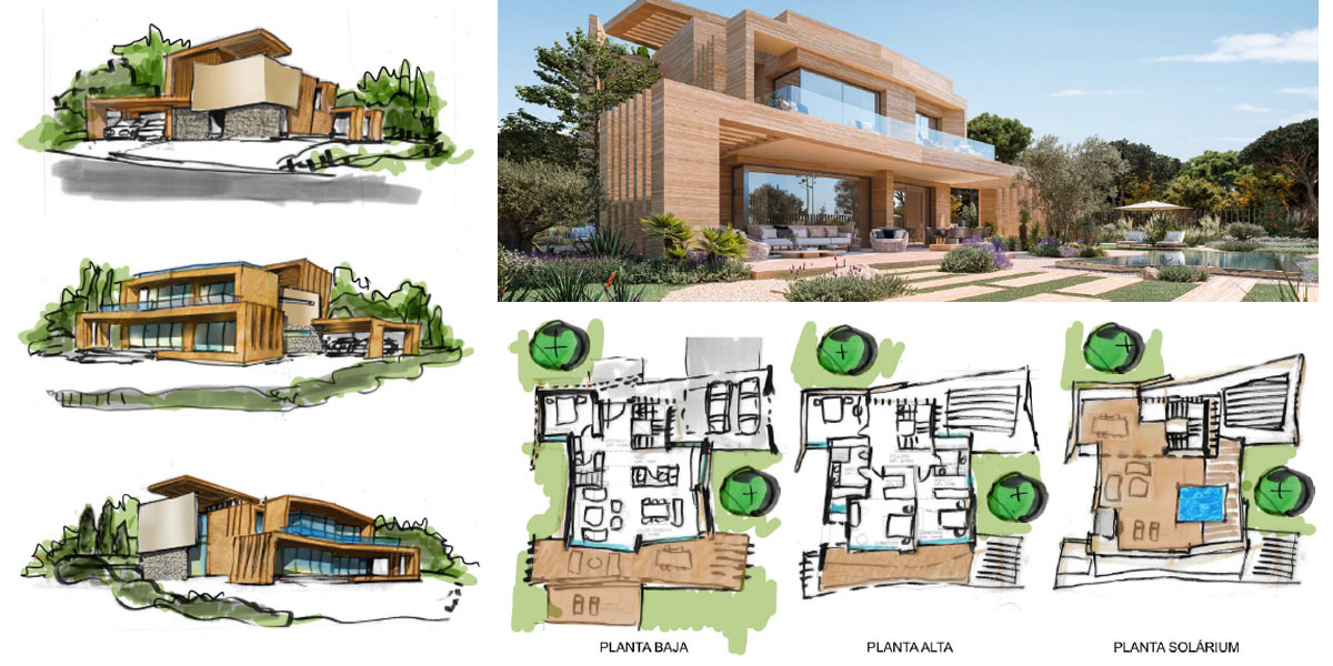 Concurso Los Alamos. Torreguadiaro. Edificaciones . Gonzalez & Jacobson