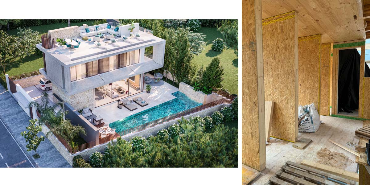 Vivienda contemporanea prefabricada con sello Passivhaus en Marbella. Gonzalez & Jacobson Arquitectura