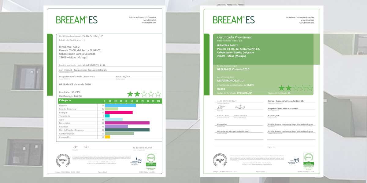 Avances en obra y Certificado BREEAM para Ipanema. Gonzalez & Jacobson Arquitectura