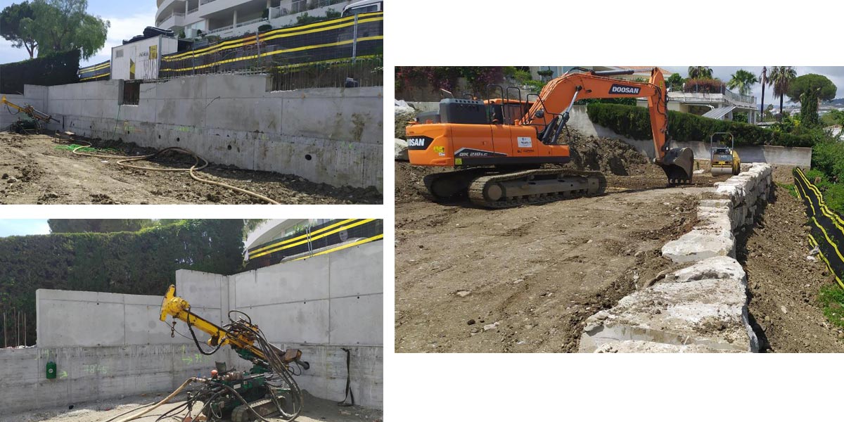 Cimentación y preparación del terreno en vivienda unifamiliar en Málaga. González & Jacobson Arquitectura