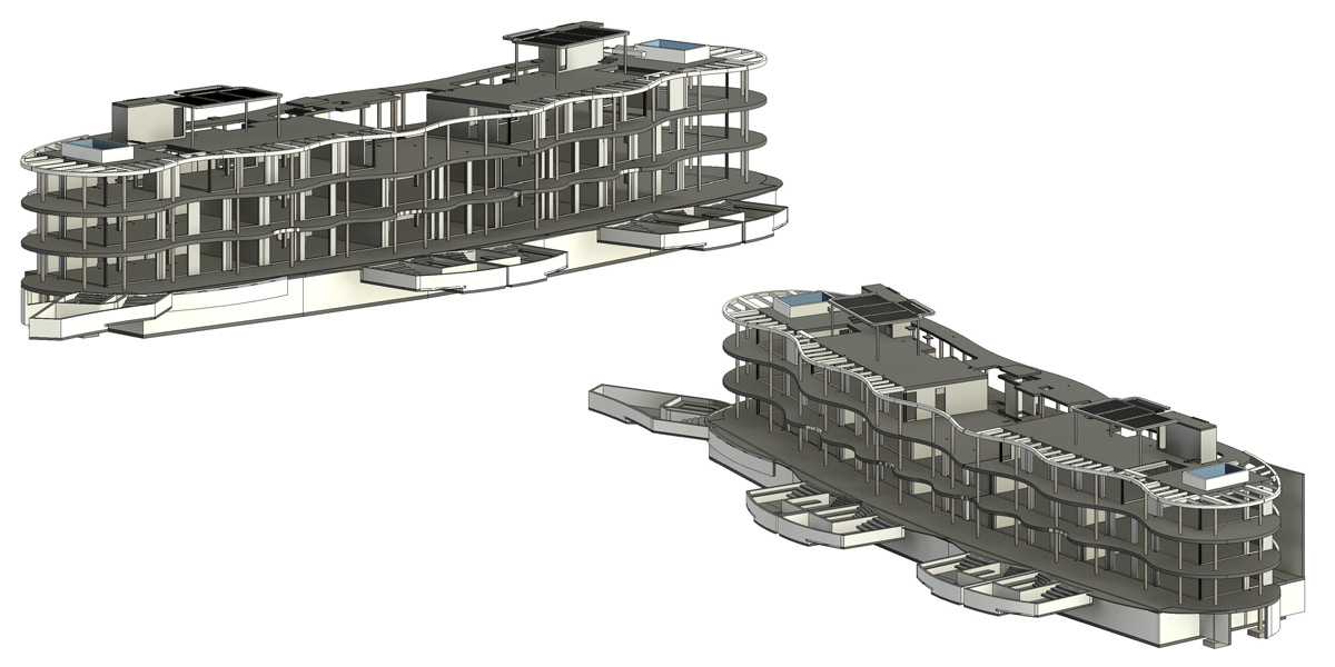 Avances en estructura. Metodología BIM. González & Jacobson Arquitectura