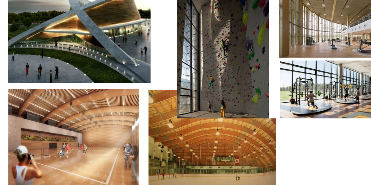 CORDIA visión de una vida sostenible en Marbella, Málaga. Pabellón deportivo. González & Jacobson Arquitectura