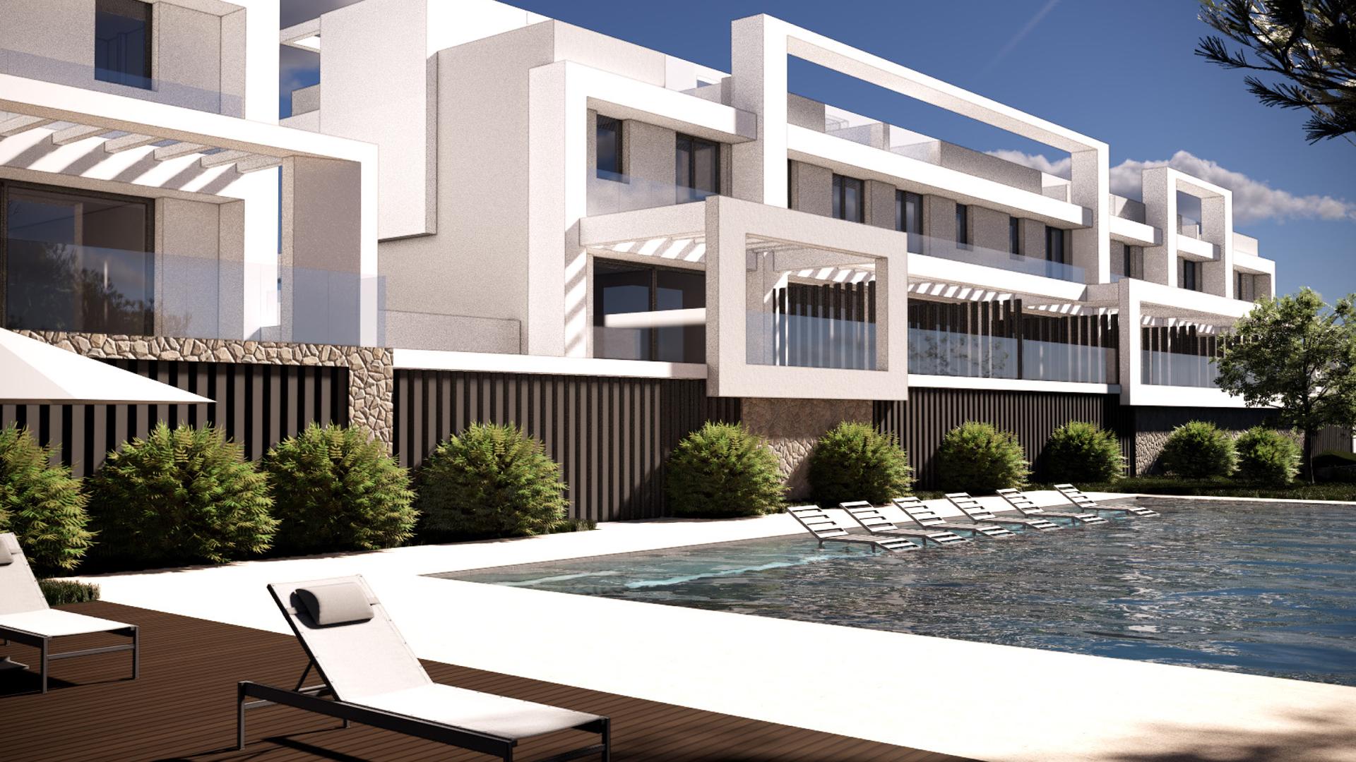 Anteproyecto de 22 adosadas en El Chaparral Mijas, Arquitectos en Málaga 9