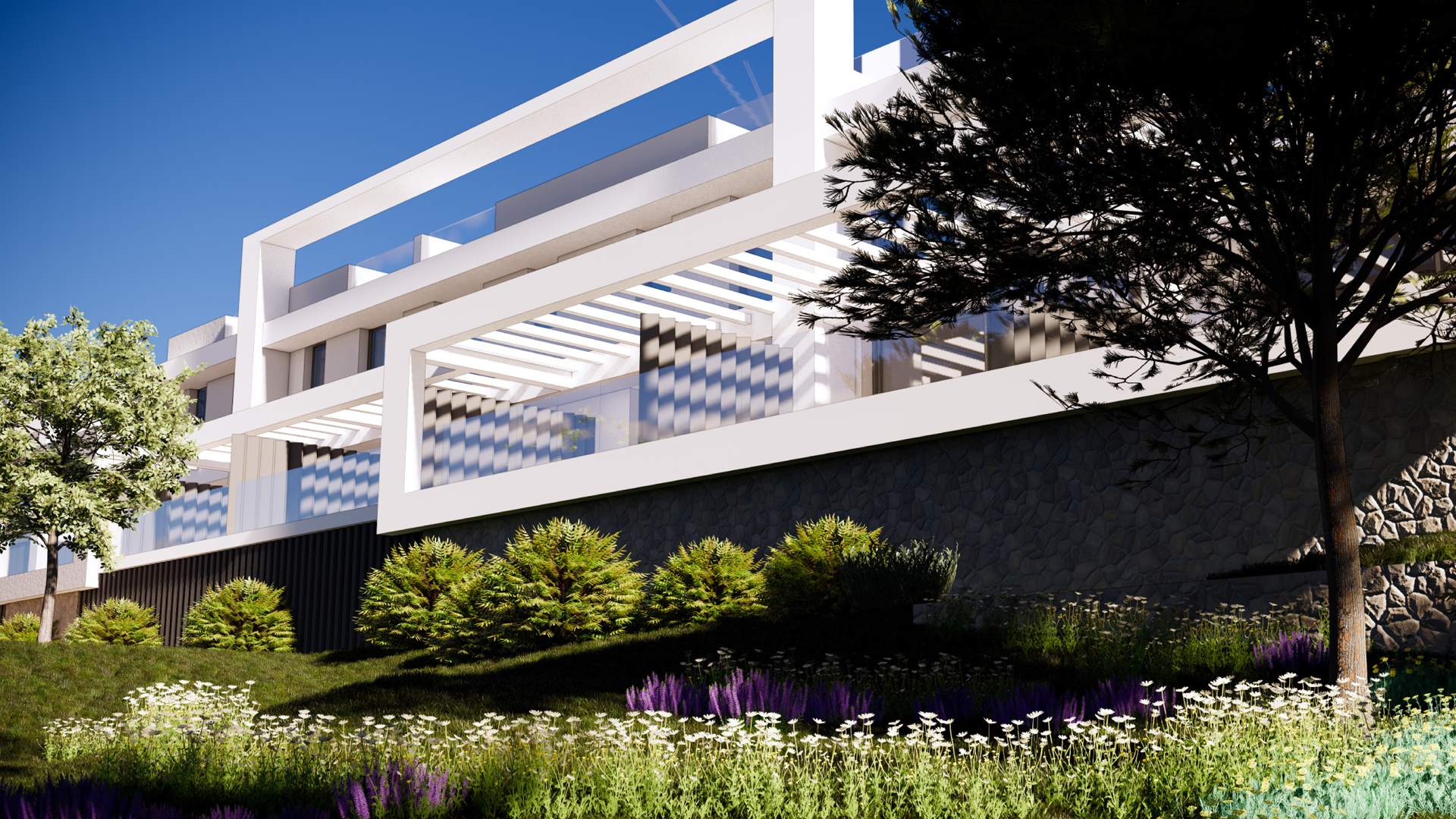 Anteproyecto de 22 adosadas en El Chaparral Mijas, Arquitectos en Málaga 10
