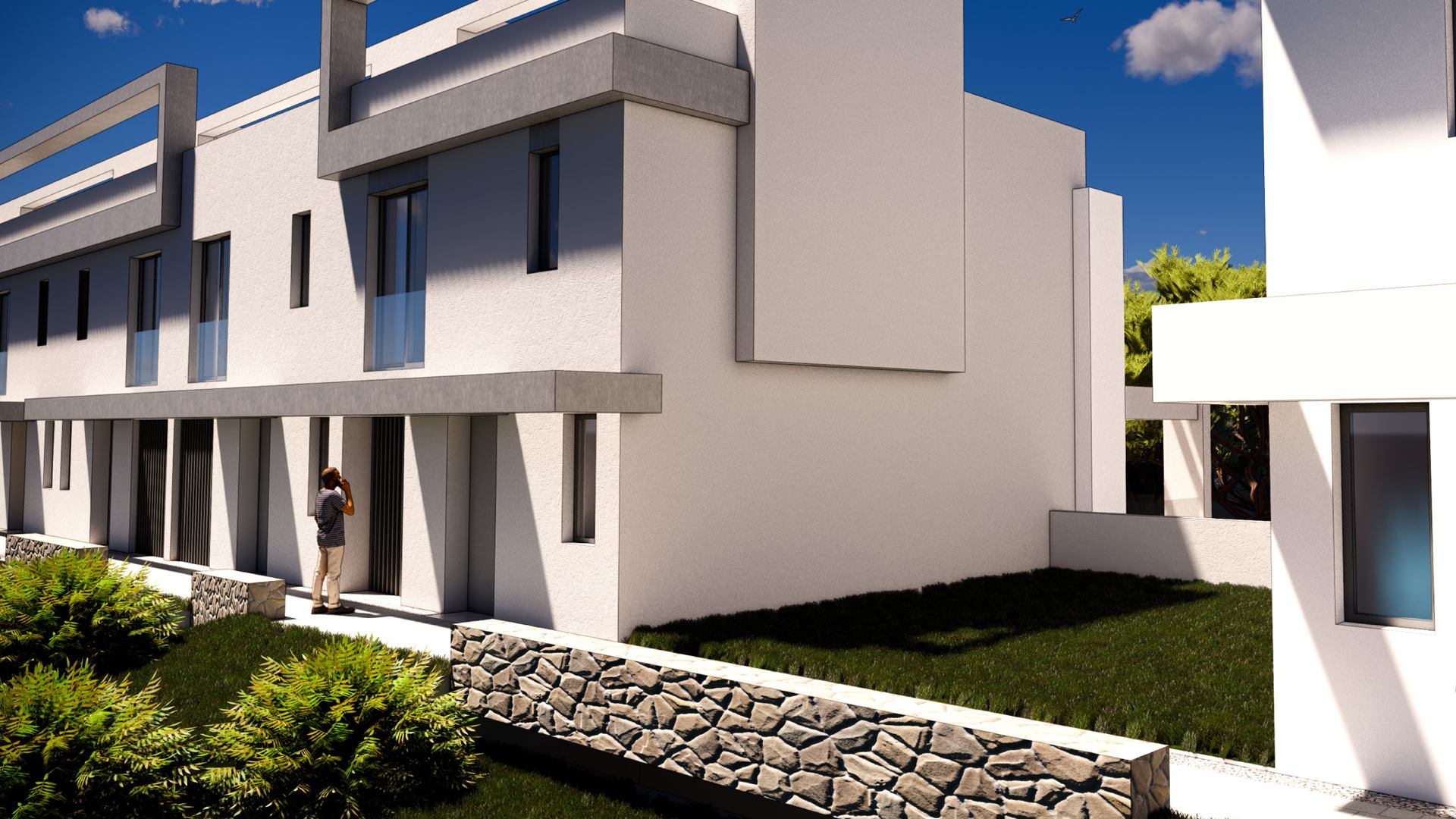 Anteproyecto de 22 adosadas en El Chaparral Mijas, Arquitectos en Málaga 2