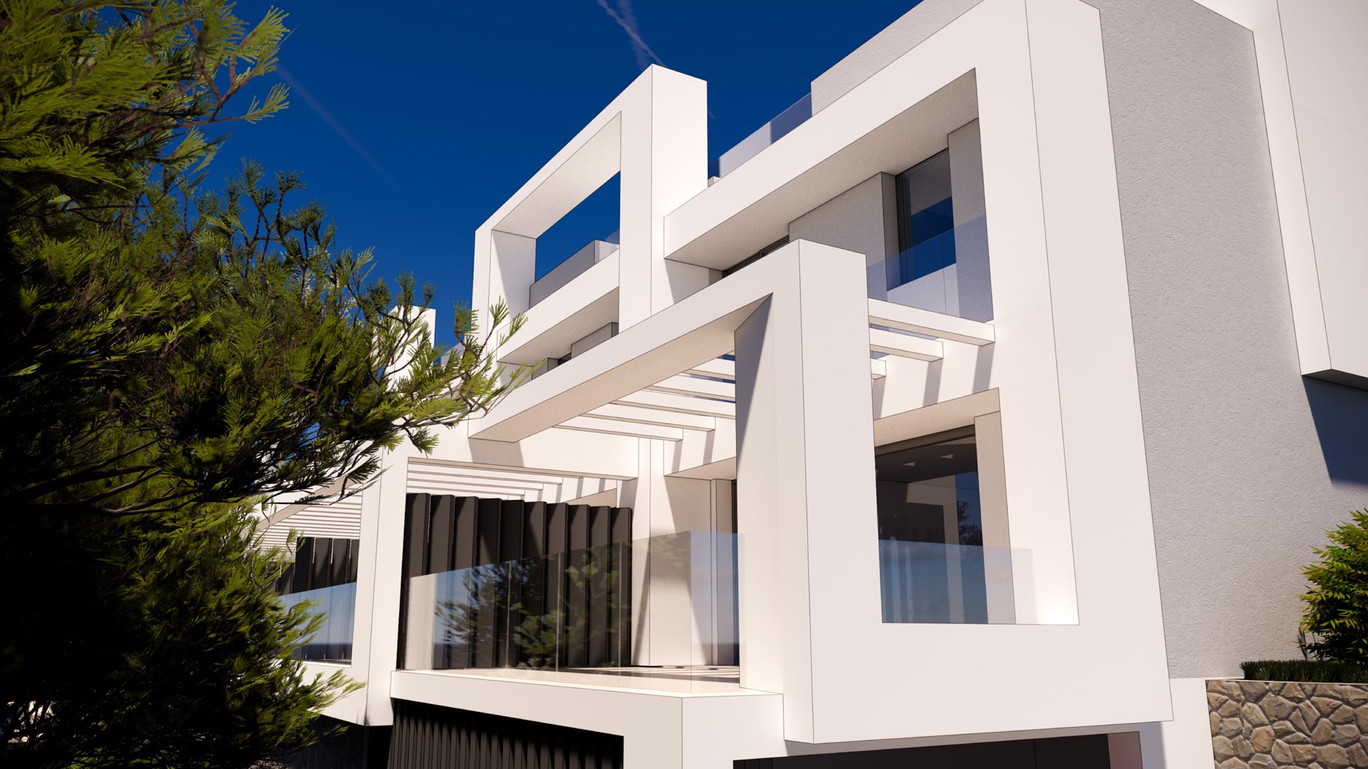 Anteproyecto de 22 adosadas en El Chaparral Mijas, Arquitectos en Málaga 3