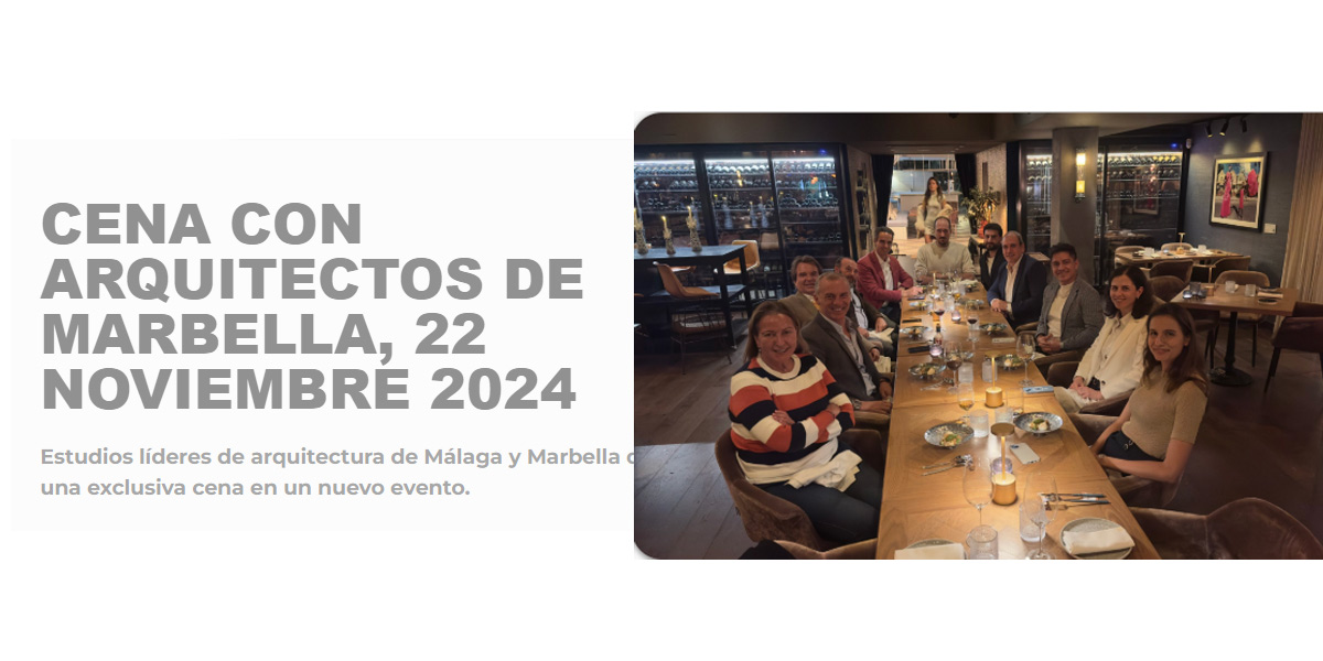 Cena entre arquitectos Grupo Vía.