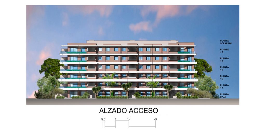 Anteproyecto conjunto residencial en Benalmádena