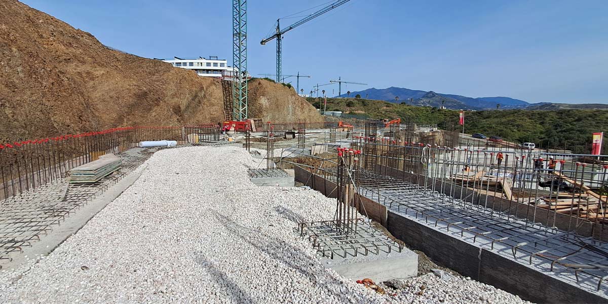 Avances en proyecto residencial Estepona Selwo