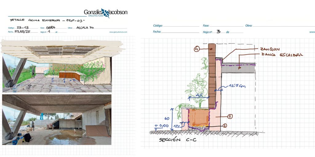 Cocina exterior para villa de lujo en Marbella